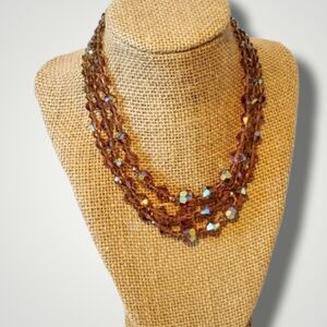 Vintage Aurora Borealis Necklace